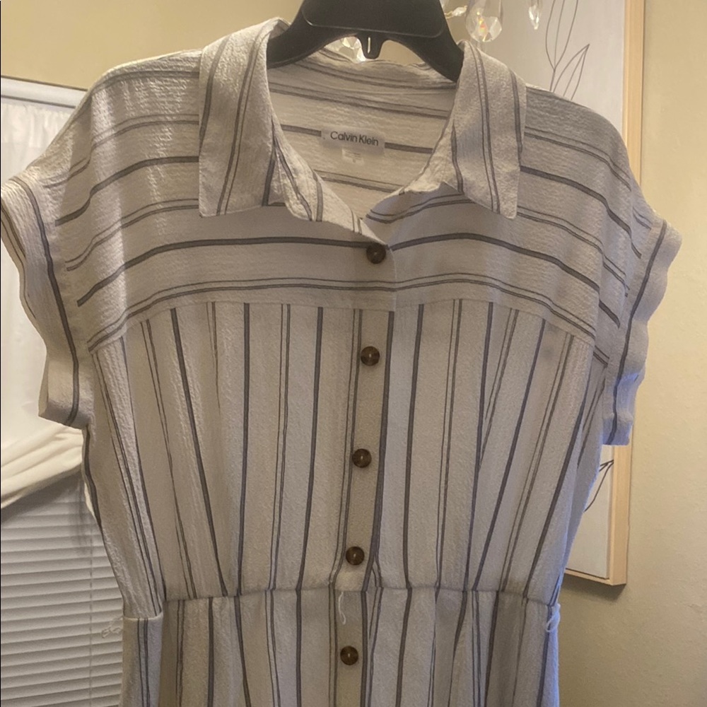 Calvin Klein Women's Striped Dress